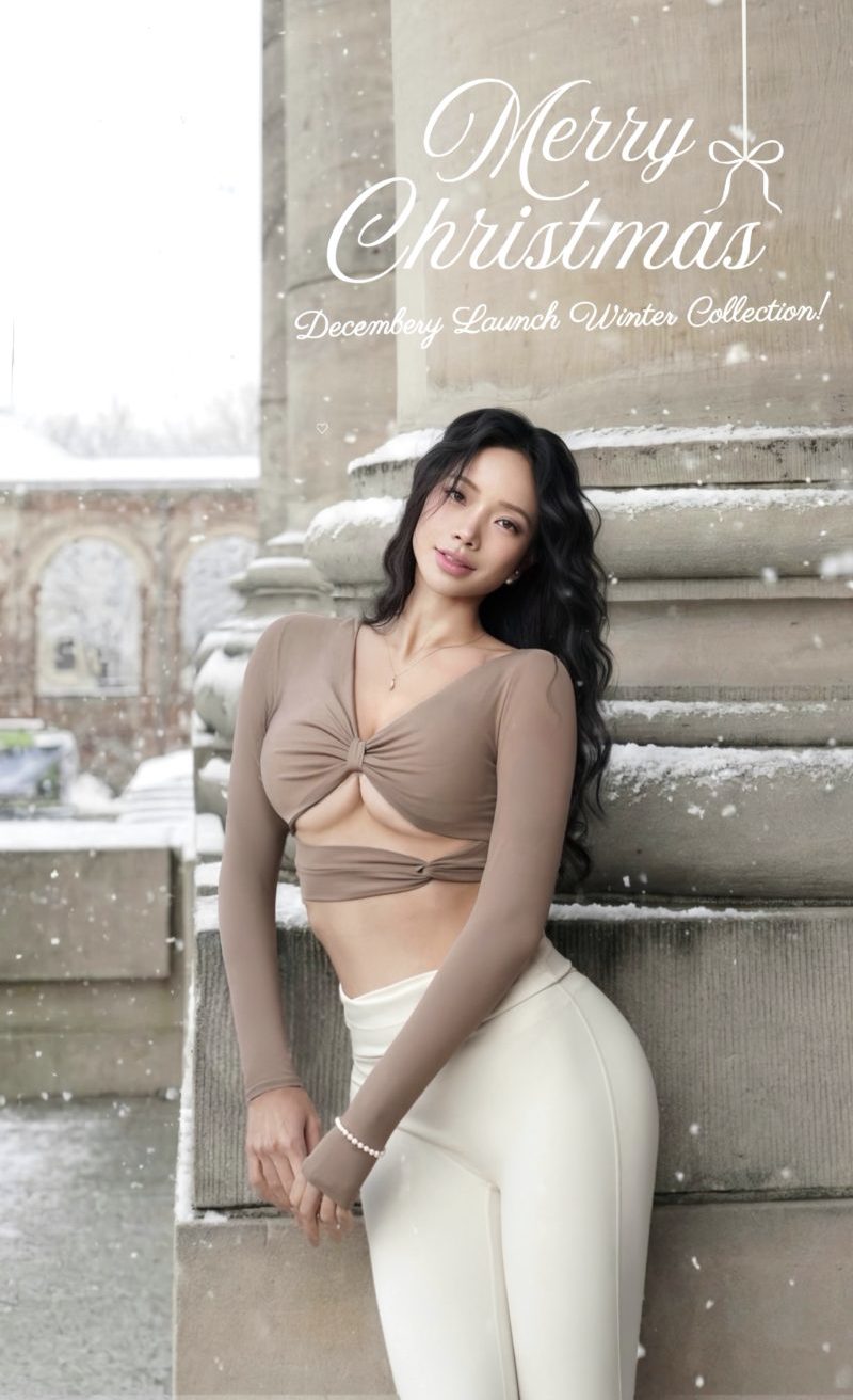 浪漫貝殼鏤空V領上衣